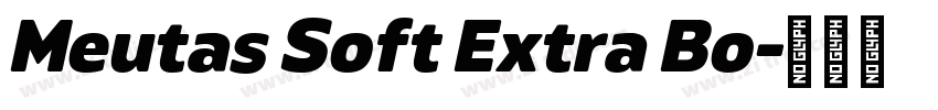 Meutas Soft Extra Bo字体转换